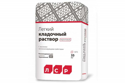 Теплый кладочный раствор ЛСР Thermo летний, 35 кг